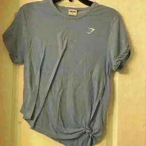 Gymshark Asymmetrical Hem with Tie Tshirt